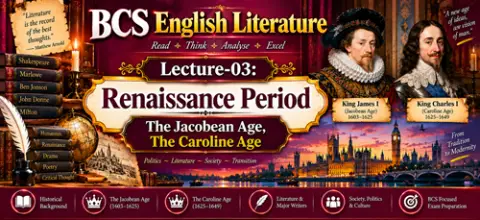 Chapter-03: Renaissance Period(Part-2)- The Jacobean Age, The Caroline Age