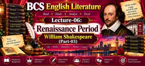 Chapter-06: William Shakespeare(Part-03)- Famous Plays, Tragedy & Comedy