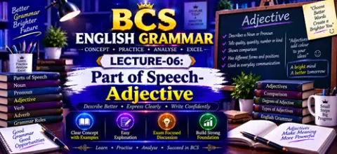 Chapter-06: Part of Speech-The Adjective